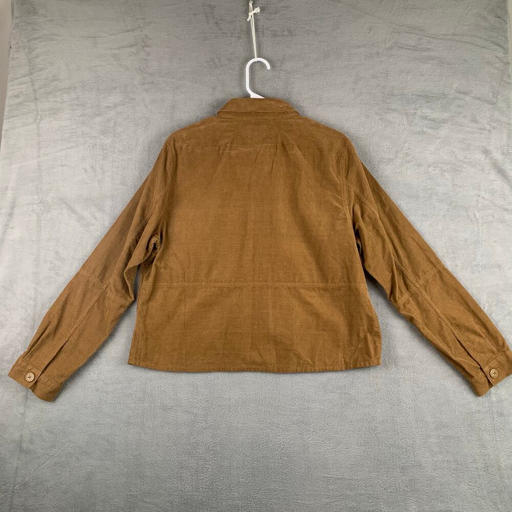 Kut From The Kloth Brown Corduroy Shacket Jacket Women’s XL Utility - Picture 2 of 6